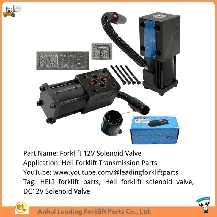 Tiswija tat-Trażmissjoni Heli Forklift|Valv tas-Solenojd tal-Forklift|12V Forklift Solenoid Valve