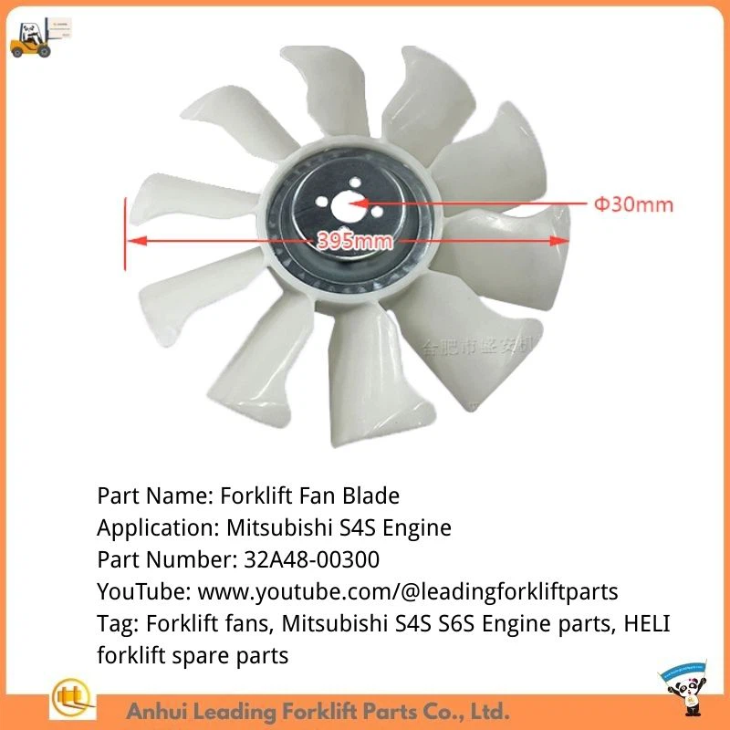 HELI Forklift Fan Blade|Mitsubishi S4S S6S Fan Blades|Heli Forklift Spare Parts|32A48-00300